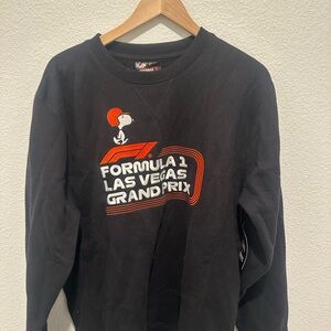 Formula 1 Las Vegas Grand Prix Black Sweatshirt Unisex Size M NWT